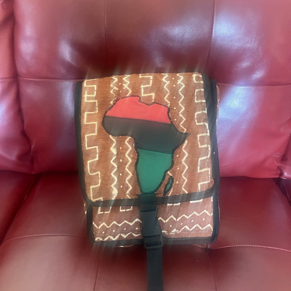 Pan African Mud Cloth Cross body Bag